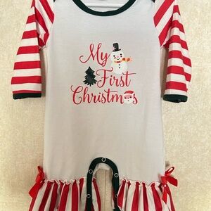 My First Christmas Baby Romper